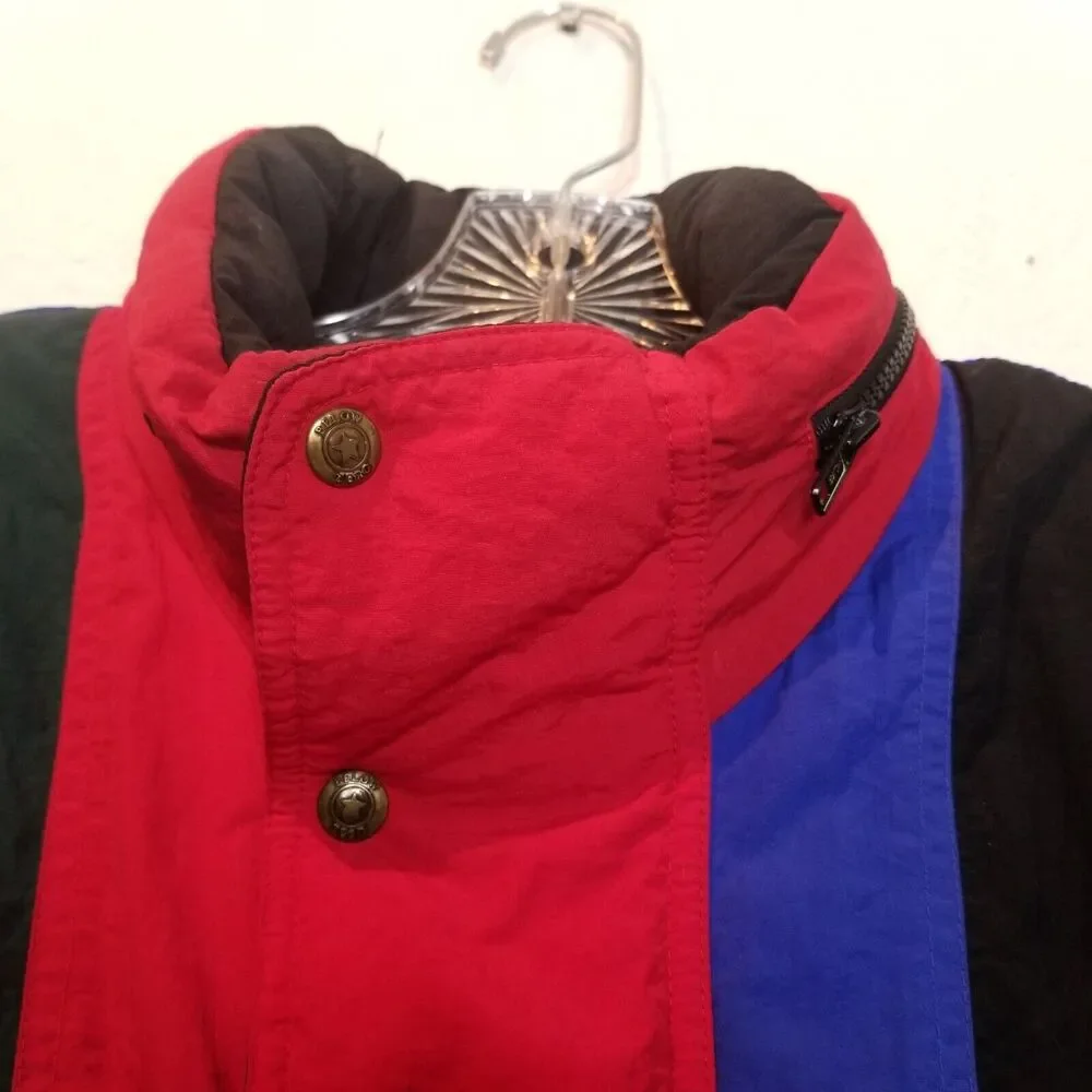 Vintage 90s Boys Snow Jacket Sz L Below Zero  Sz L Skiing Resort Winter - Picture 4 of 12